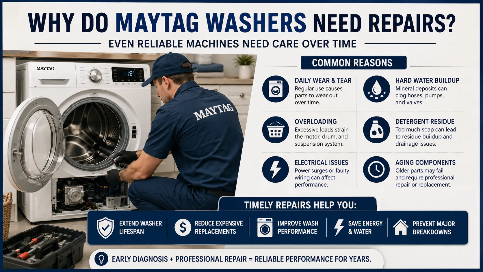 Why Do Maytag Washers Need Repairs