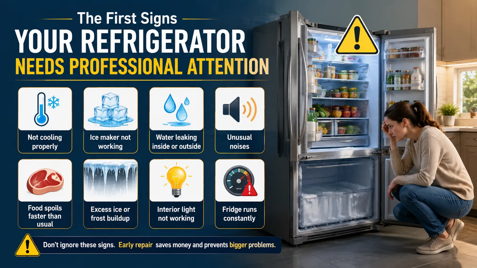 The First Signs Your Refrigerator Needs Professional Attention