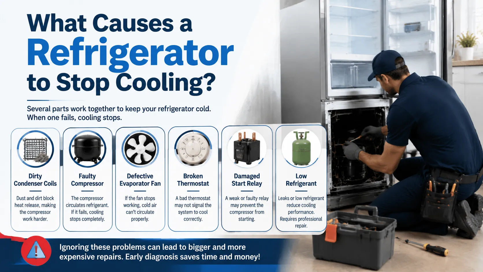 What Causes a Refrigerator to Stop Cooling
