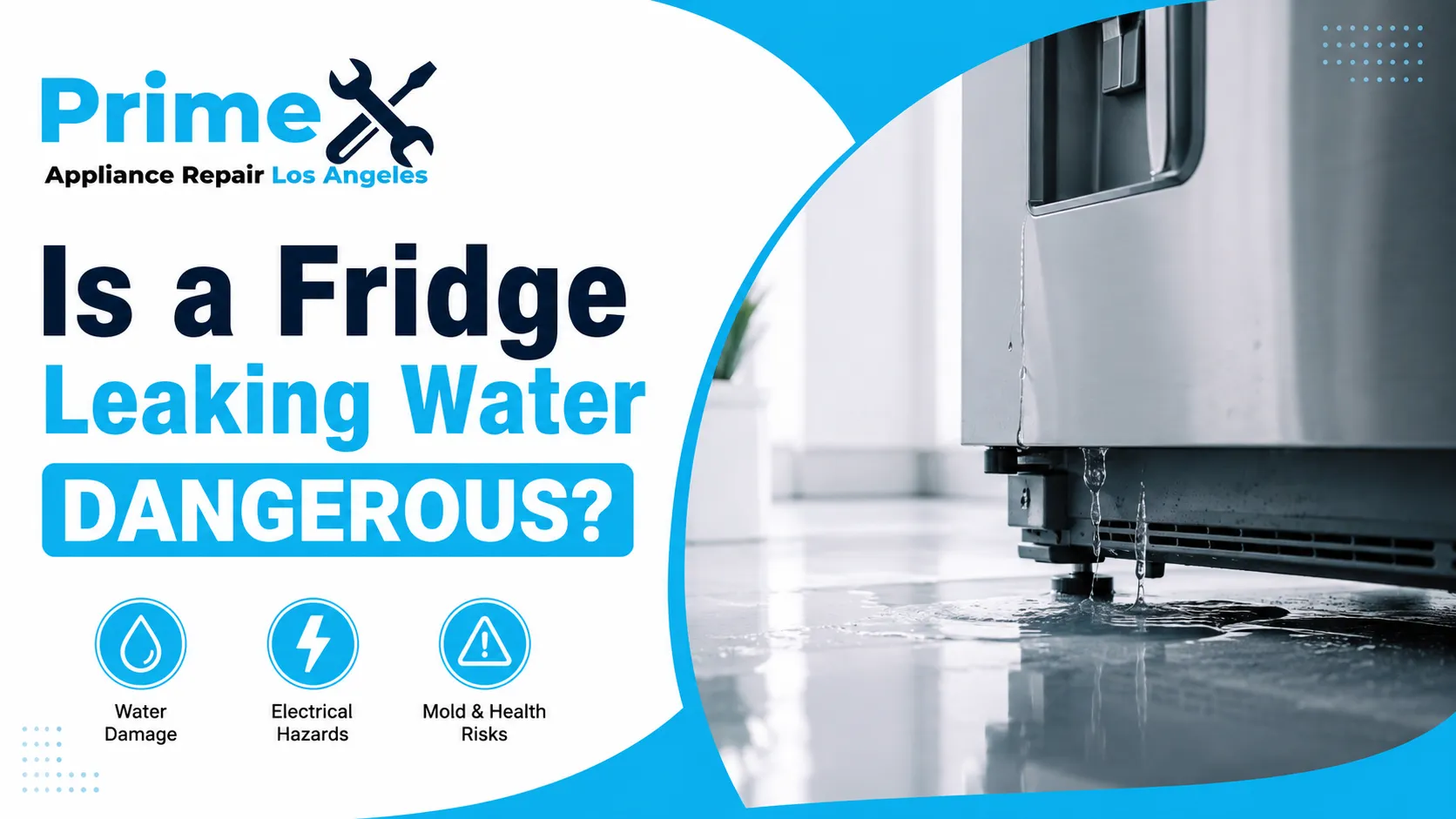 Is a Fridge Leaking Water Dangerous