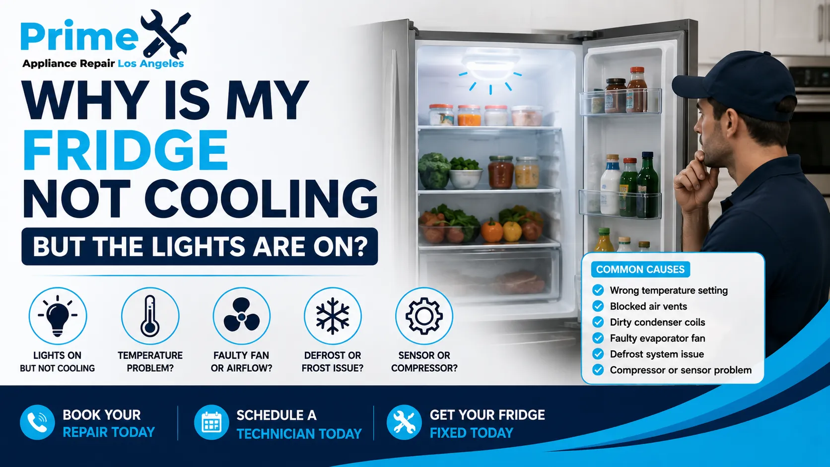 Why Is My Fridge Not Cooling but the Lights Are On