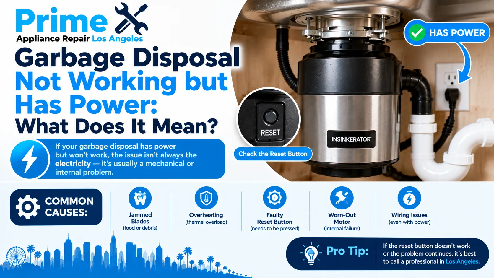 Garbage Disposal Not Working but Has Power What Does It Mean