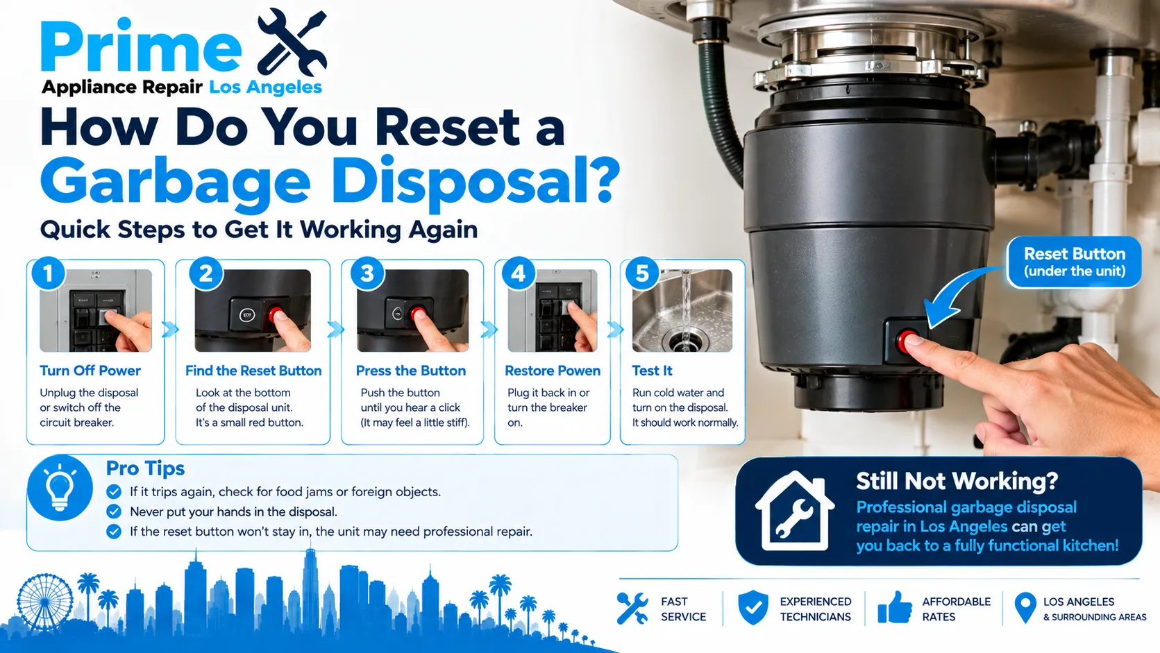 How Do You Reset a Garbage Disposal
