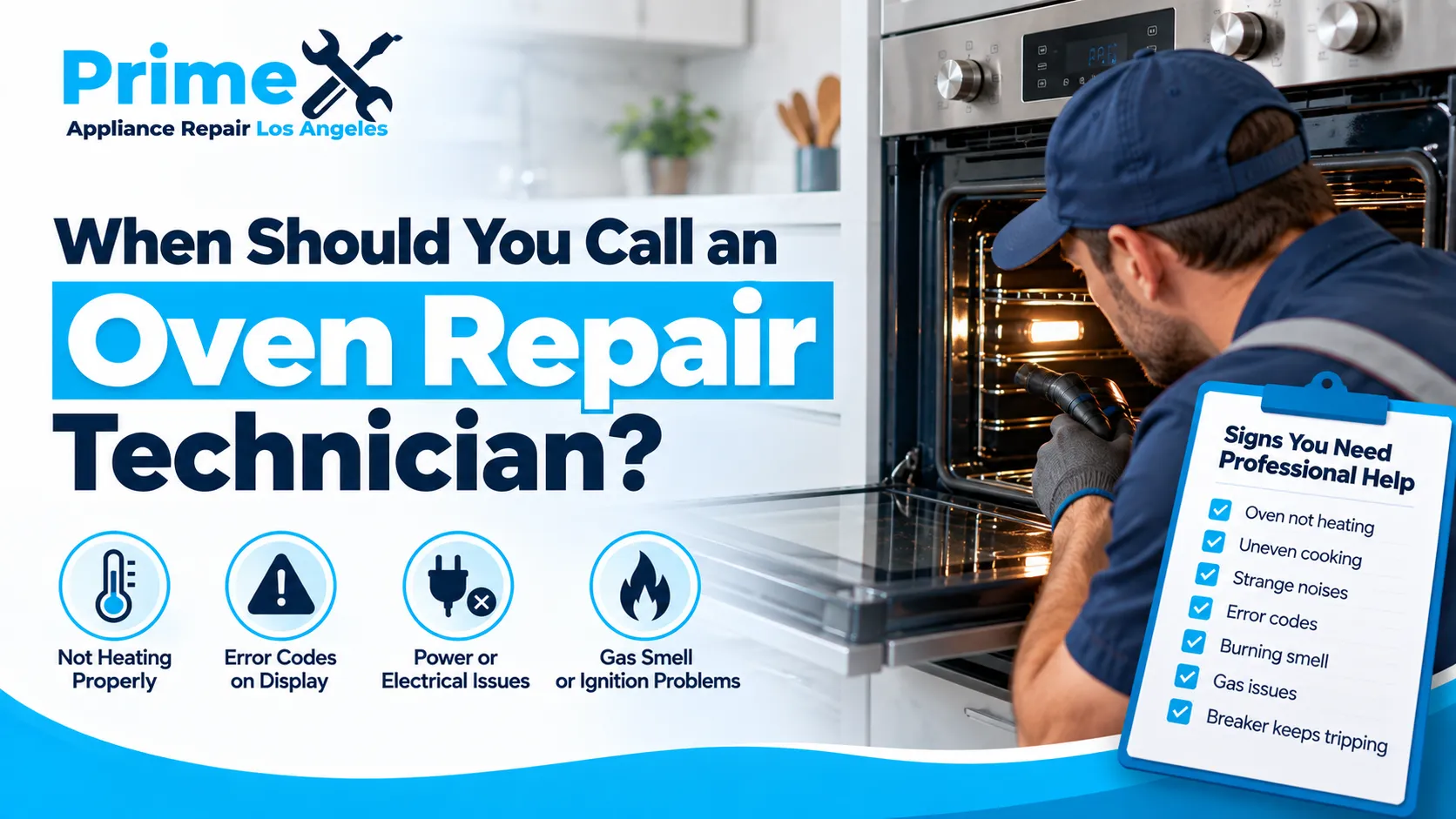 When Should You Call an Oven Repair Technician