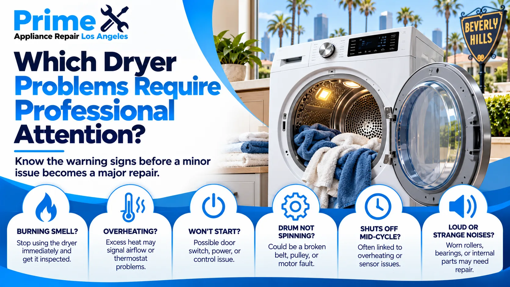 Which Dryer Problems Require Professional Attention